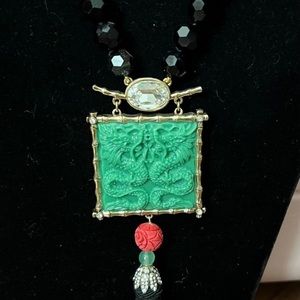 Heidi Daus dragon necklace